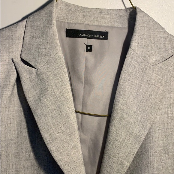 amanda + chelsea signature blazer - grey size 6 - Picture 4 of 7